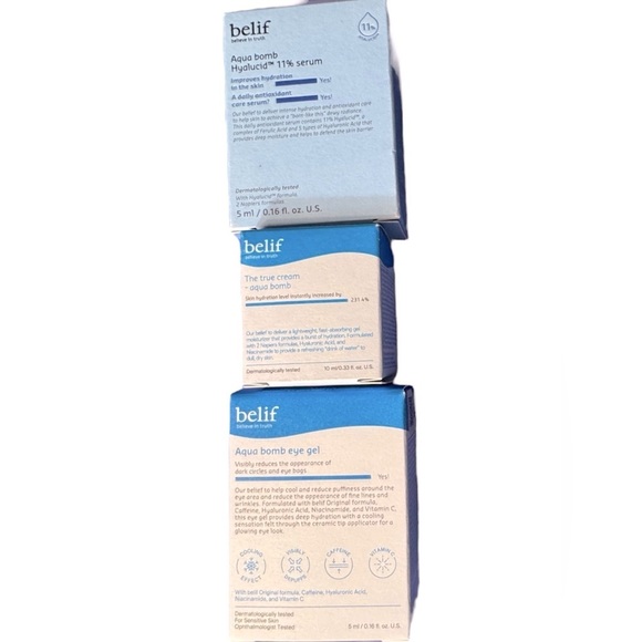 Belif Aqua Bomb Bundle for eyes & face 3 piece set! - Picture 2 of 16